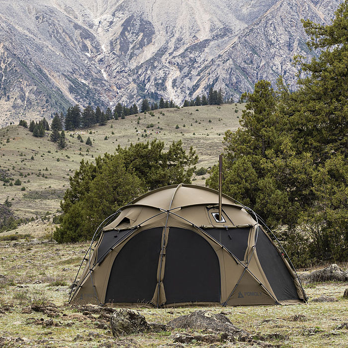 POMOLY Sphere X8 | Freestanding Dome Camping Hot Tent 8P | POMOLY New Arrival 2025