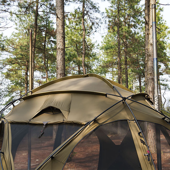 POMOLY Sphere X8 | Freestanding Dome Camping Hot Tent 8P | POMOLY New Arrival 2025