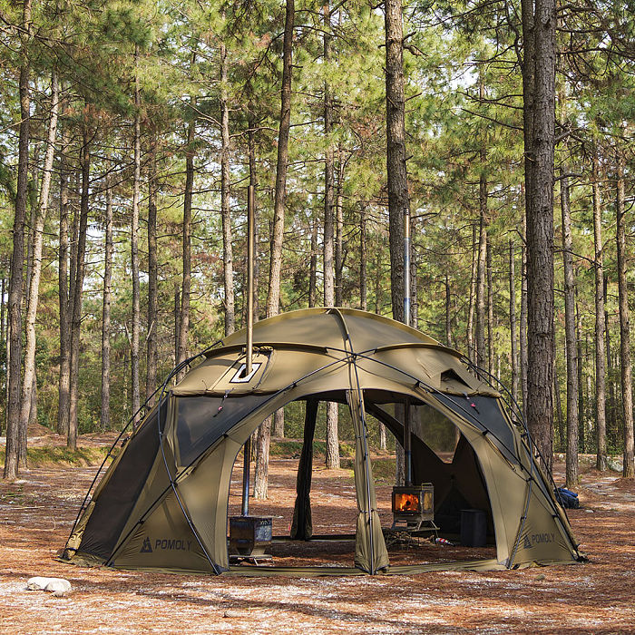 POMOLY Sphere X8 | Freestanding Dome Camping Hot Tent 8P | POMOLY New Arrival 2025