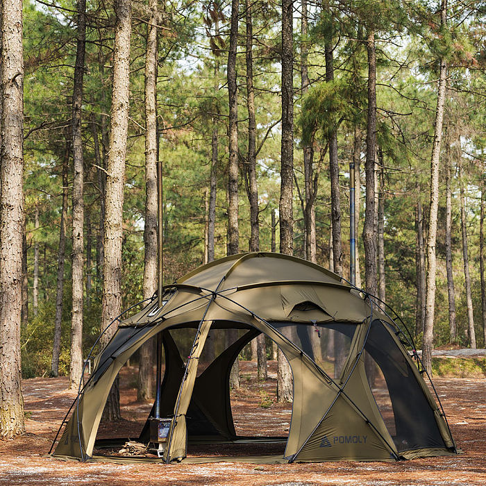 POMOLY Sphere X8 | Freestanding Dome Camping Hot Tent 8P | POMOLY New Arrival 2025