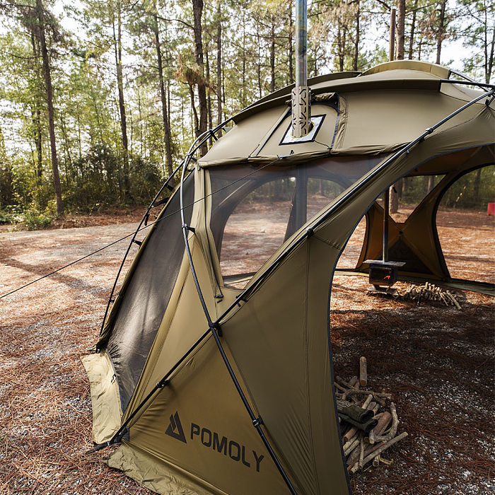 POMOLY Sphere X8 | Freestanding Dome Camping Hot Tent 8P | POMOLY New Arrival 2025