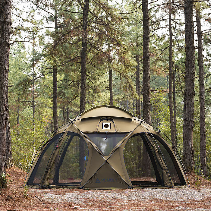 POMOLY Sphere X8 | Freestanding Dome Camping Hot Tent 8P | POMOLY New Arrival 2025