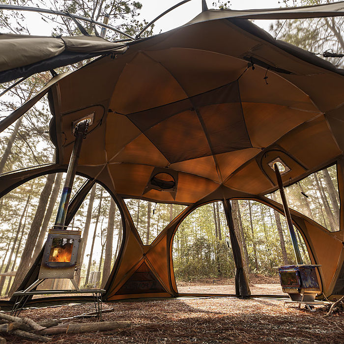 POMOLY Sphere X8 | Freestanding Dome Camping Hot Tent 8P | POMOLY New Arrival 2025