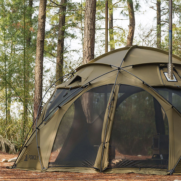POMOLY Sphere X8 | Freestanding Dome Camping Hot Tent 8P | POMOLY New Arrival 2025
