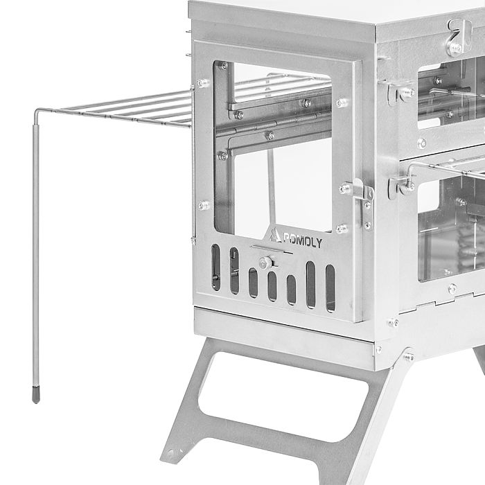 X-Ti Max 5 | Double-Fold Titanium Wood Stove | POMOLY New Arrival 2025