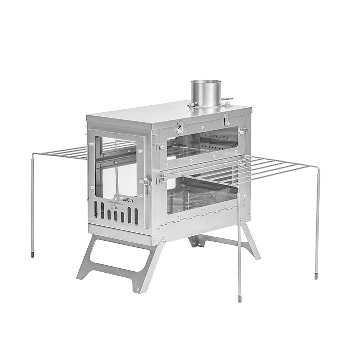 X-Ti Max 5 | Double-Fold Titanium Wood Stove | POMOLY New Arrival 2025