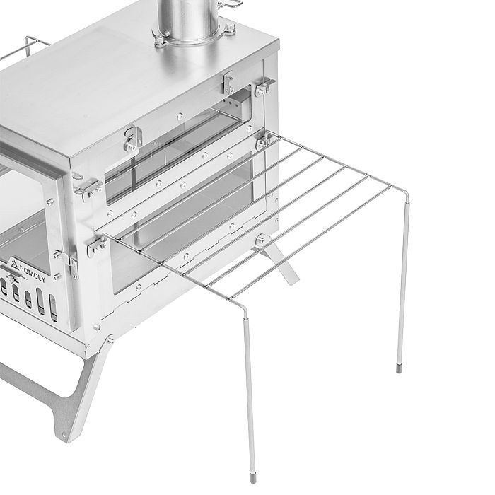 X-Ti Max 5 | Double-Fold Titanium Wood Stove | POMOLY New Arrival 2025