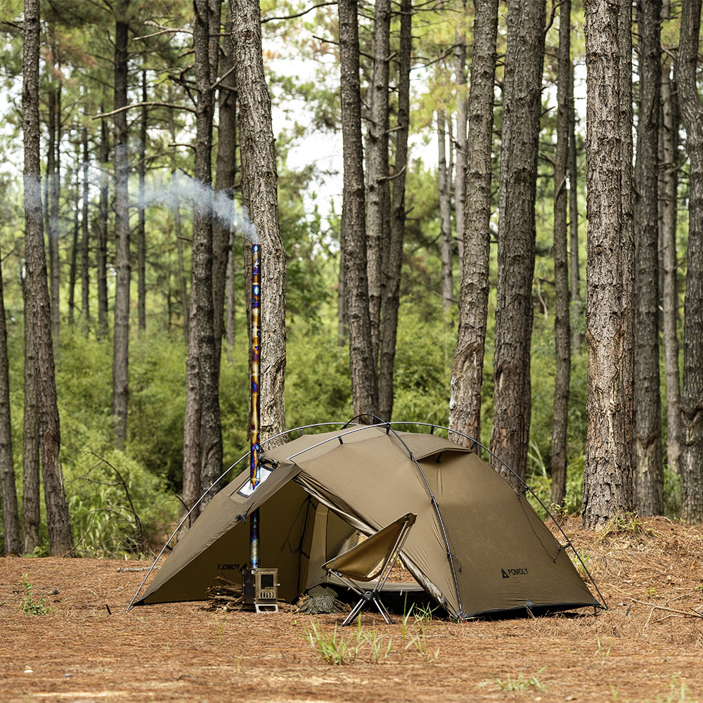 X-Ti Mini | Double-Fold Titanium Wood Stove | POMOLY New Arrival 2025