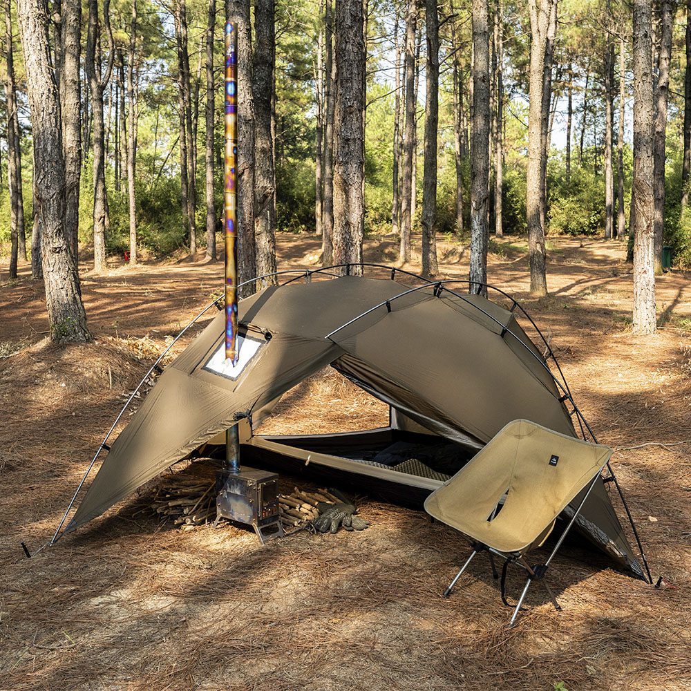 X-Ti Mini | Double-Fold Titanium Wood Stove | POMOLY New Arrival 2025
