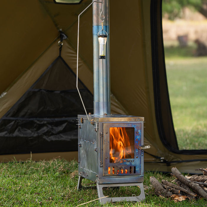 X-Ti | Double-Fold Titanium Wood Stove | POMOLY New Arrival 2025