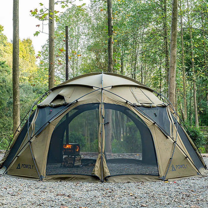 POMOLY Sphere X8 | Freestanding Dome Camping Hot Tent 8P | POMOLY New Arrival 2025