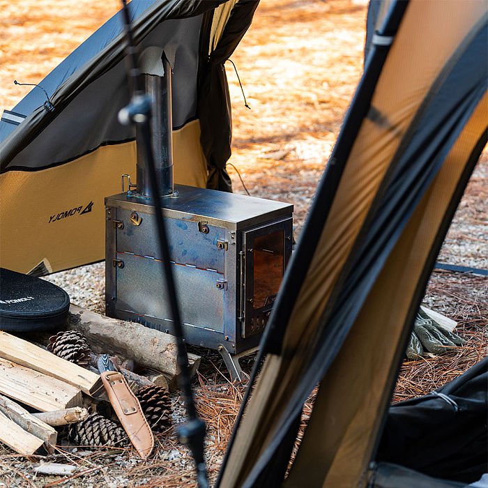 X-Ti | Double-Fold Titanium Wood Stove | POMOLY New Arrival 2025