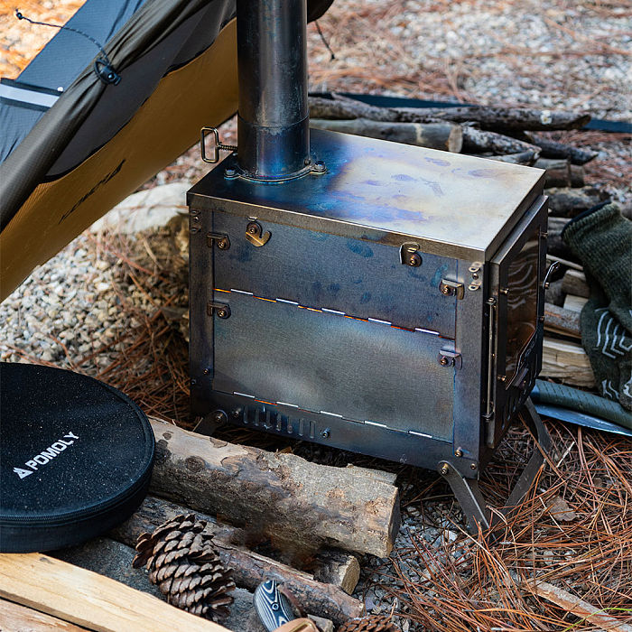 X-Ti | Double-Fold Titanium Wood Stove | POMOLY New Arrival 2025