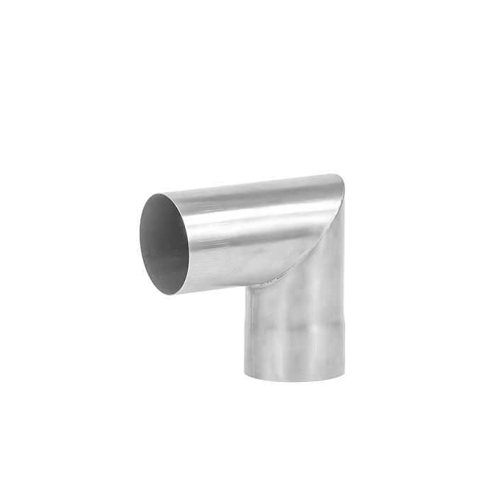 45 / 90 Degree Titanium Chimney Section | Φ2.76in x 2 Sections (Φ7cm) Titanium Stove Pipe for Wood Stove | POMOLY
