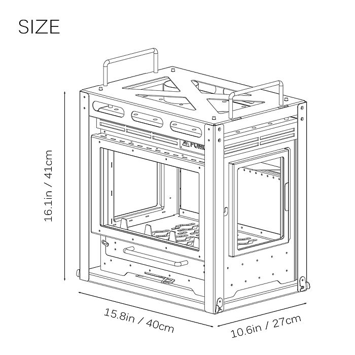 Wood Stove Base for Dweller Max & Dweller Max Ti Series Stoves | POMOLY New Arrival 2025