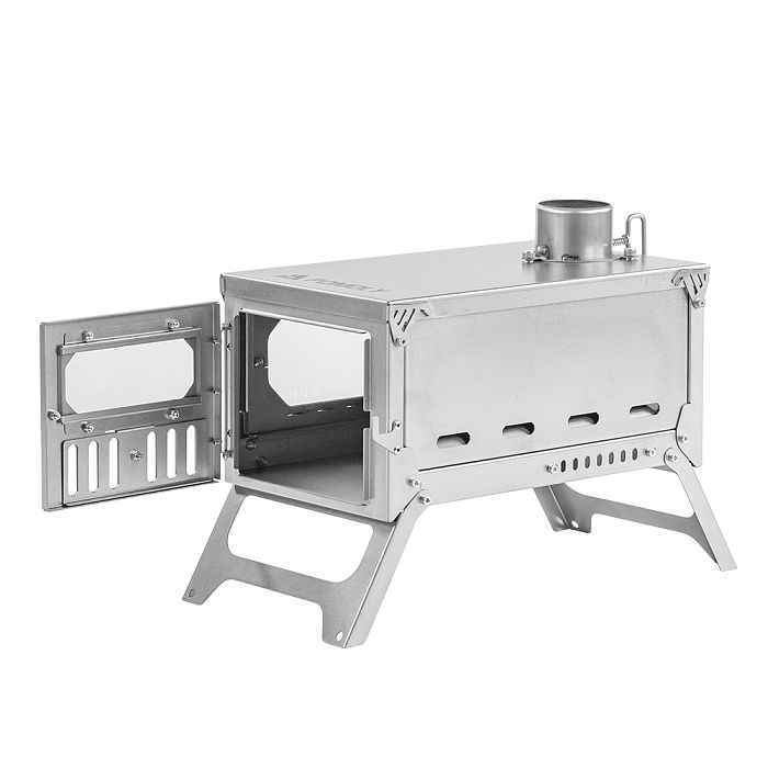 【Limited Deals】T-Brick Mini 2.0 | Portable Titanium Wood Stove for Solo Hot Tent Camping | POMOLY New Arrival