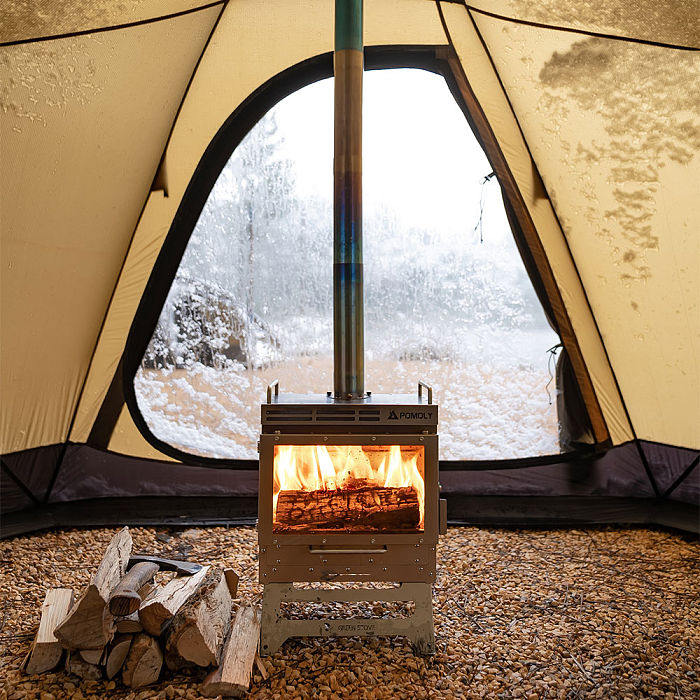 【Limited Deals】POMOLY Dome X4 | Freestanding Tent Dome Hot Tent Large Round Tent 2-4 Person Family Tent