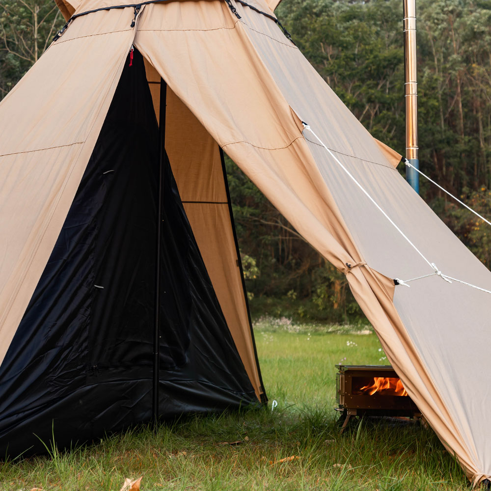 YARN Octa Canvas Hot Tent with Wood Stove Jack 3-5 Person