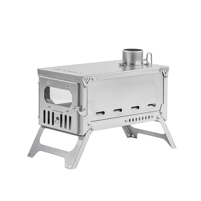 【Limited Deals】T-Brick Mini 2.0 | Portable Titanium Wood Stove for Solo Hot Tent Camping | POMOLY New Arrival