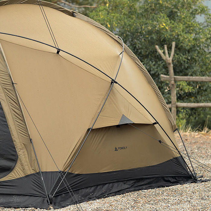 【Limited Deals】POMOLY Dome X4 | Freestanding Tent Dome Hot Tent Large Round Tent 2-4 Person Family Tent