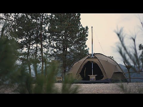 【Limited Deals】POMOLY Dome X4 | Freestanding Tent Dome Hot Tent Large Round Tent 2-4 Person Family Tent