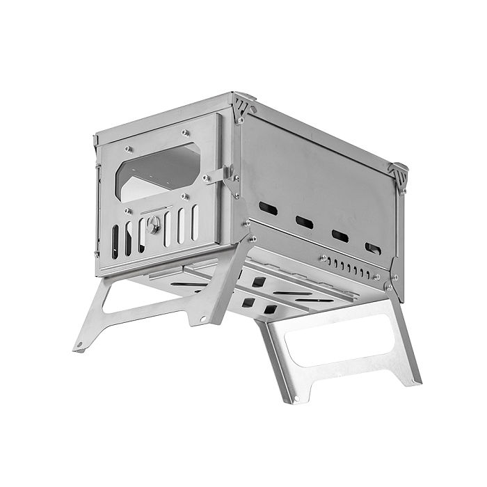 【Limited Deals】T-Brick Mini 2.0 | Portable Titanium Wood Stove for Solo Hot Tent Camping | POMOLY New Arrival