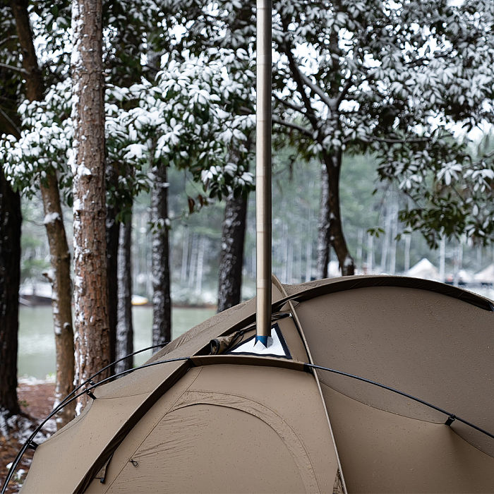 【Limited Deals】POMOLY Dome X4 | Freestanding Tent Dome Hot Tent Large Round Tent 2-4 Person Family Tent