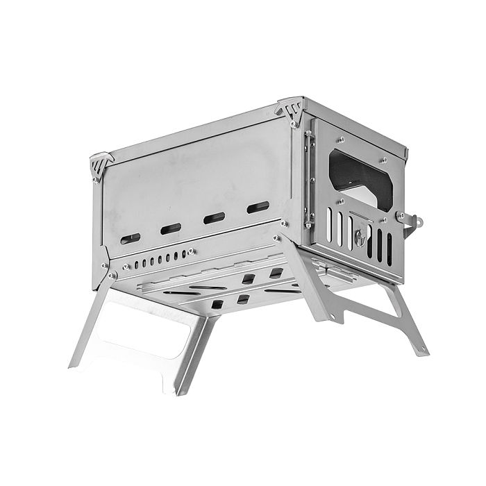 【Limited Deals】T-Brick Mini 2.0 | Portable Titanium Wood Stove for Solo Hot Tent Camping | POMOLY New Arrival