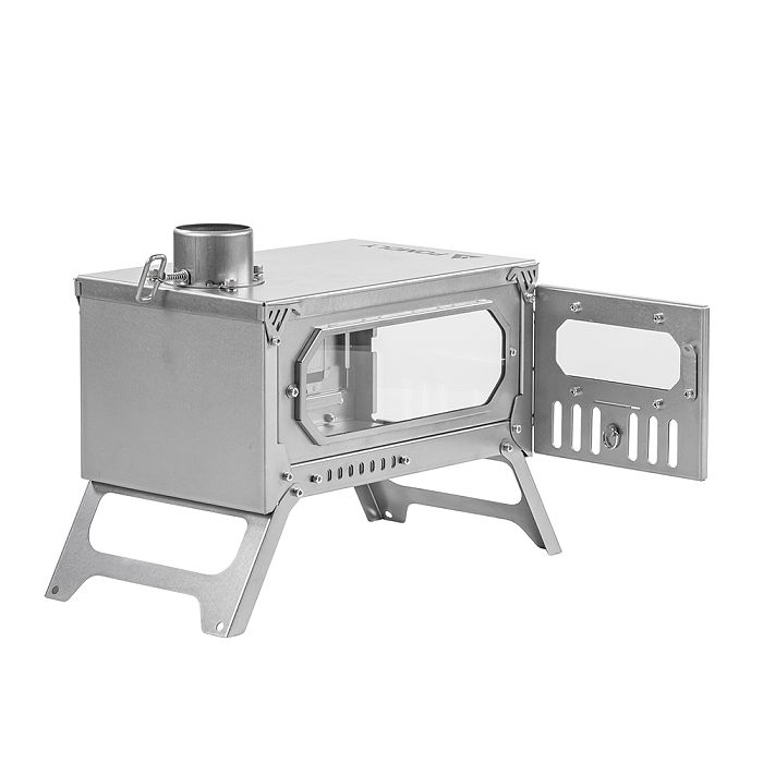 【Limited Deals】T-Brick Mini 2.0 | Portable Titanium Wood Stove for Solo Hot Tent Camping | POMOLY New Arrival