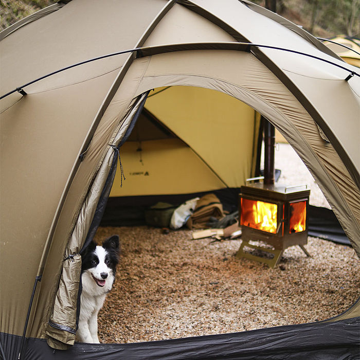 【Limited Deals】POMOLY Dome X4 | Freestanding Tent Dome Hot Tent Large Round Tent 2-4 Person Family Tent