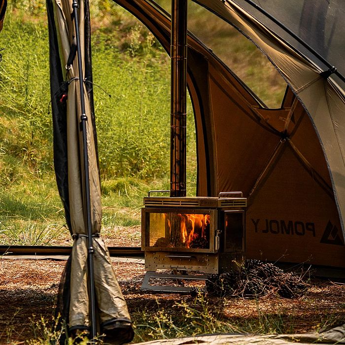 Dweller Ultra 3 | Camping Wood Stove with Base | POMOLY New Arrival 2025