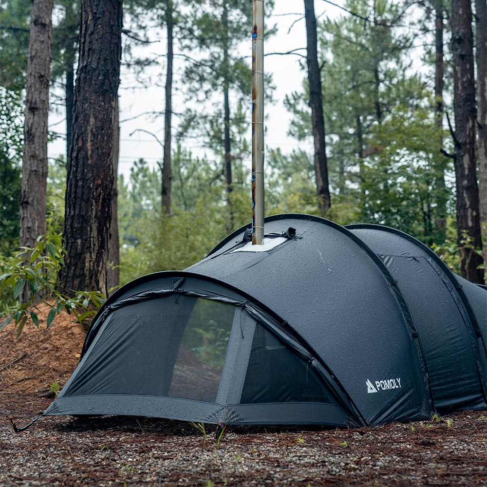 POMOLY Openvista 3 Tunnel Tent for Camping Best Hot Tent for Sale