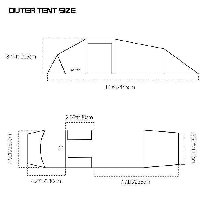Openvista 2 | Camping Tunnel Tent 2P | POMOLY New Arrival 2025