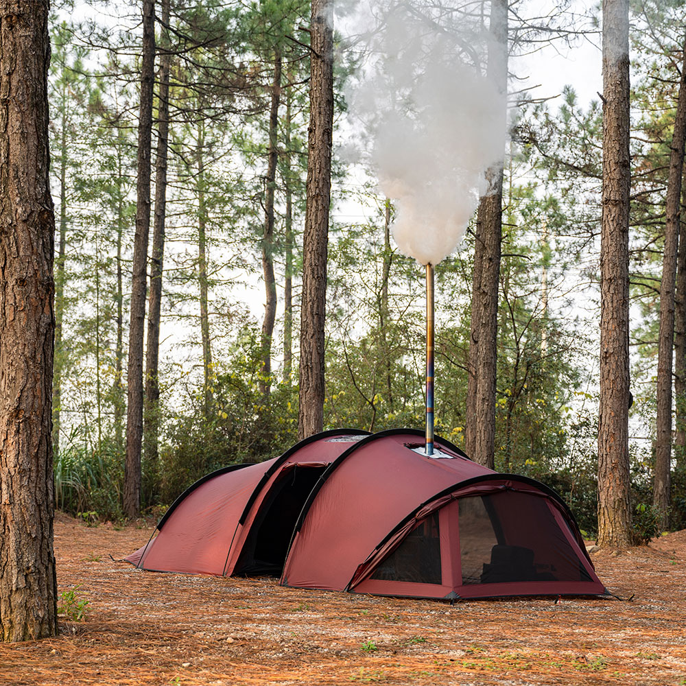 テント・タープ POMOLY Openvista 3 Camping Tunnel Tent | POMOLY Openvista 3 TPU Hot Tent for Sale