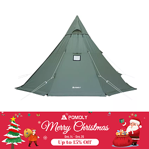 YARN Octa Canvas Hot Tent with Wood Stove Jack 3-5 Person