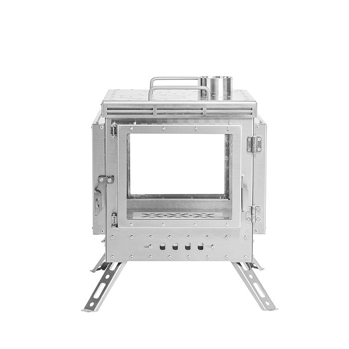 Cube 4 | Outdoor Wood Stove with Base | POMOLY New Arrival 2025