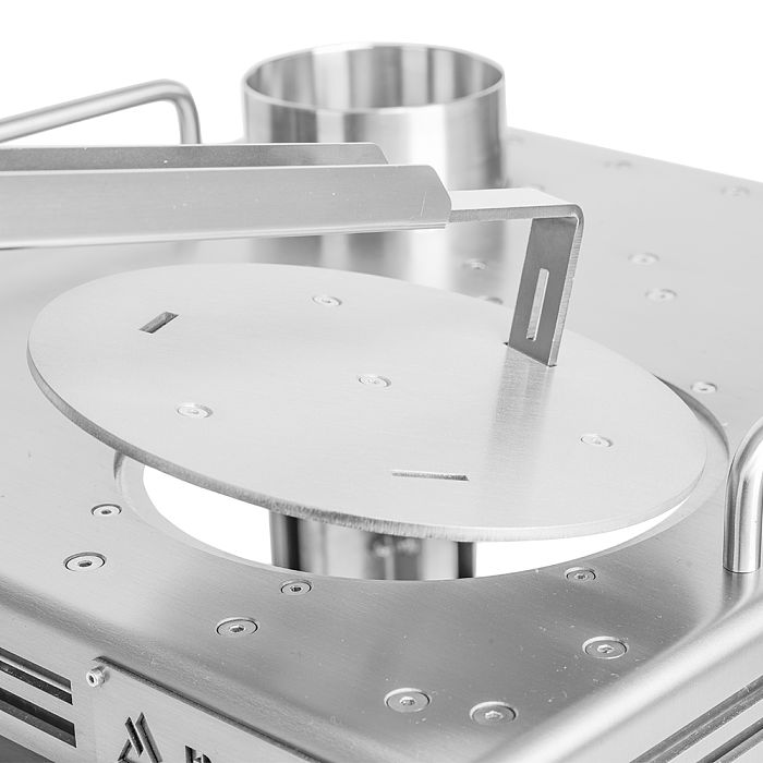 Cube 4 | Outdoor Wood Stove with Base | POMOLY New Arrival 2025