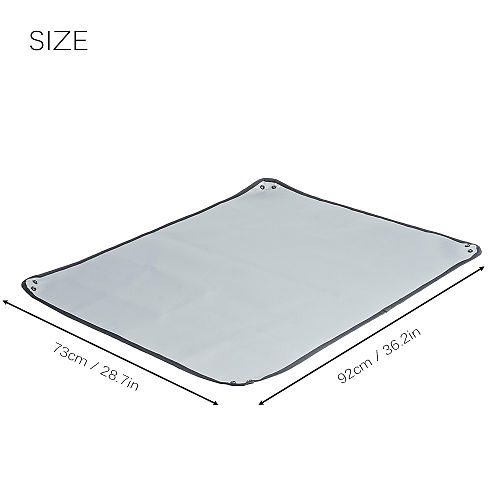 POMOLY Wood Stove Mat | Fire Pit Mat | Tent Footprint Ember Protector | 36.2in  x 28.7in  (92 cm x 73 cm)