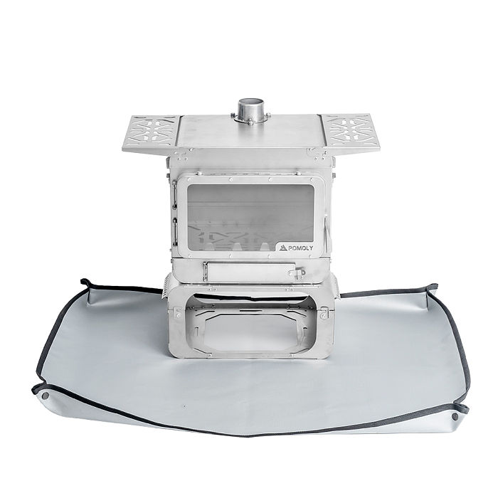 POMOLY Wood Stove Mat | Fire Pit Mat | Tent Footprint Ember Protector | 36.2in  x 28.7in  (92 cm x 73 cm)