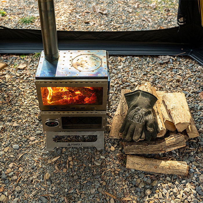 Baker Ti | POMOLY Wood Stove with Oven | Portable Oven Tent Wood Stove | POMOLY New Arrival 2025