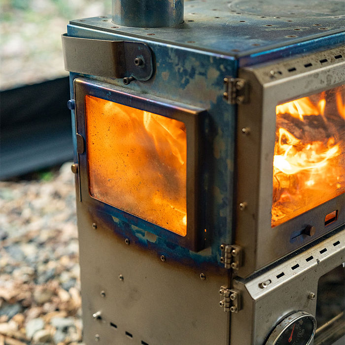 Baker Ti | POMOLY Wood Stove with Oven | Portable Oven Tent Wood Stove | POMOLY New Arrival 2025