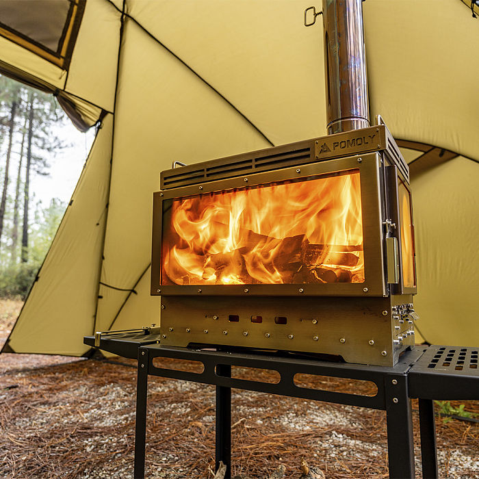 Dweller Ultra 4 | Camping Wood Stove with Base | POMOLY New Arrival 2025