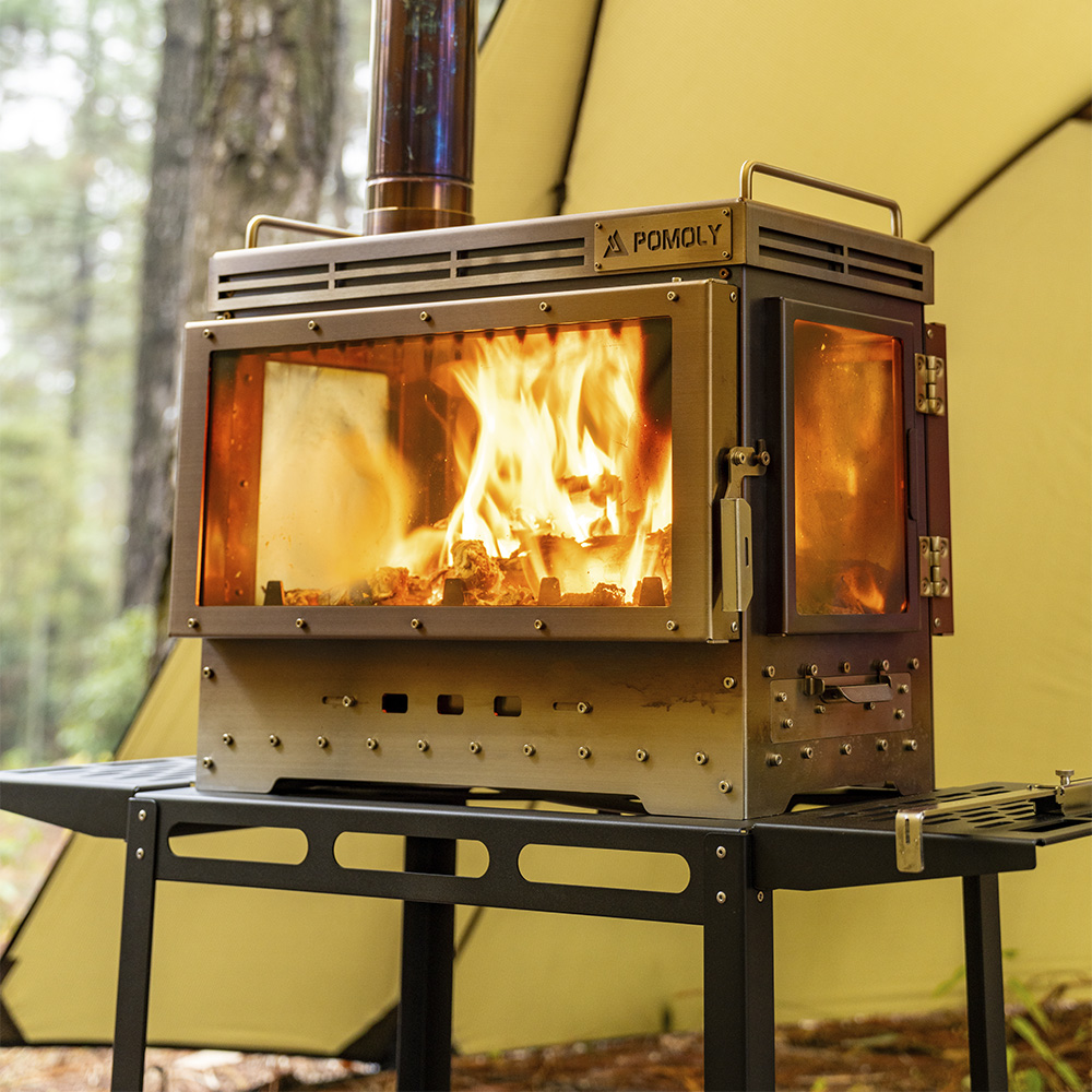 Stand Stove for Camping Dweller Ultra 4 Fireplace Wood Stand Stove for Camping Dweller Ultra 4 Fireplace Wood