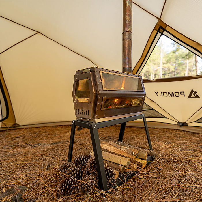 Hive Wood Stove | Hive Hexagon Tent Stove with Base | POMOLY New Arrival 2025