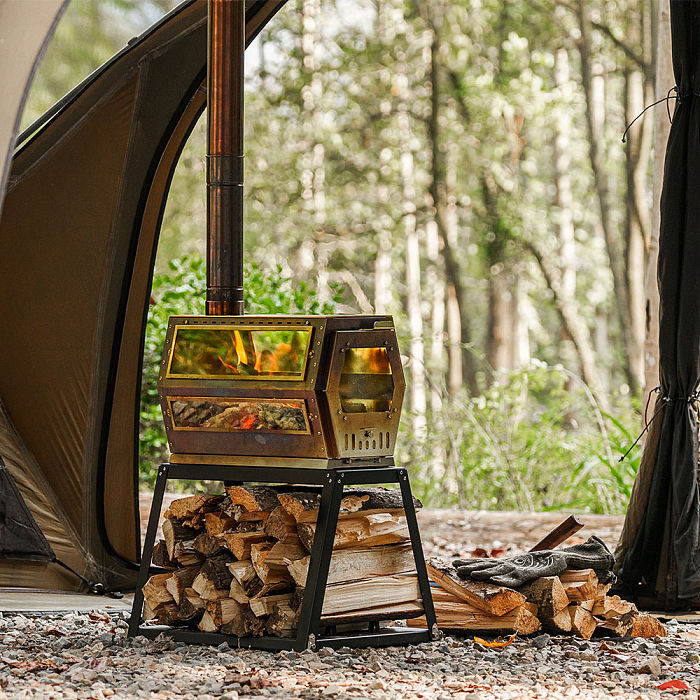 Hive Wood Stove | Hive Hexagon Tent Stove with Base | POMOLY New Arrival 2025