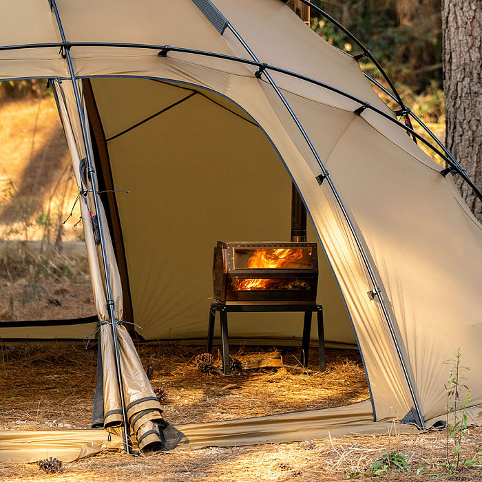 Hive Wood Stove | Hive Hexagon Tent Stove with Base | POMOLY New Arrival 2025