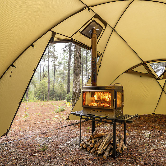 Dweller Ultra 4 | Camping Wood Stove with Base | POMOLY New Arrival 2025