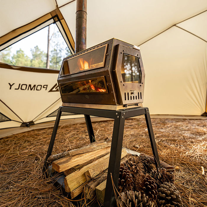 Hive Wood Stove | Hive Hexagon Tent Stove with Base | POMOLY New Arrival 2025