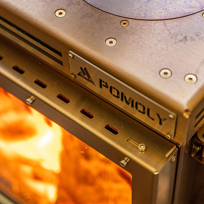 Cube 4 | Outdoor Wood Stove with Base | POMOLY New Arrival 2025