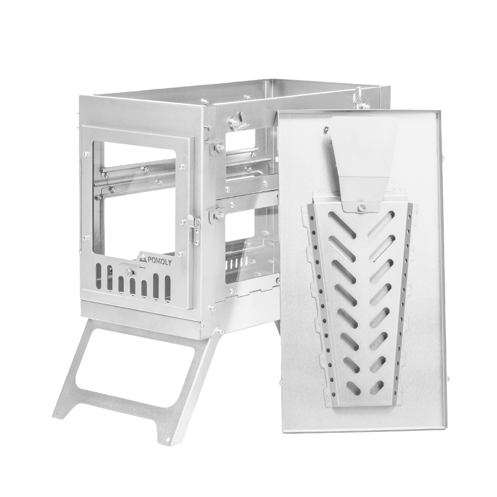 X-Ti Ultra 5 | Double-Fold Titanium Wood Stove | POMOLY New